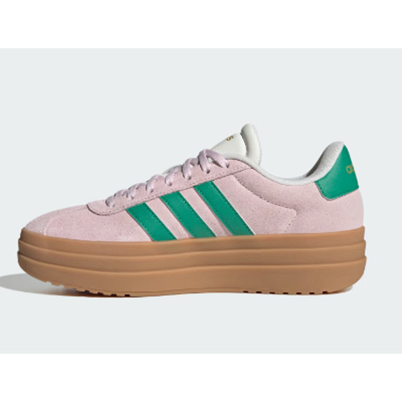 NEW ADIDAS VL Court Bold, Women's 7, White/Mint, JP6916 - Picture 3 of 5
